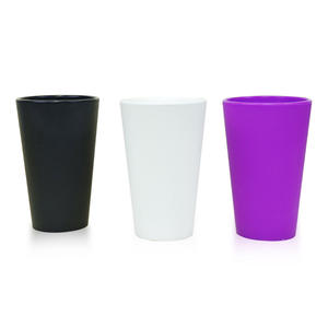 Verre à bière en silicone de 16 oz - Incassable, portable et réutilisable pour la promotion - Product Image 2