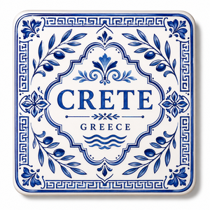 Sous-verres en céramique personnalisés écologiques imprimés UV, vente en gros uniquement, souvenirs de <span class=keywords><strong>Crète</strong></span>, sous-verres à thé - Product Image 2
