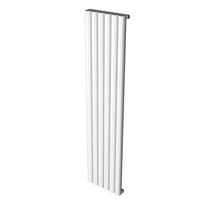 Radiateur vertical plat en aluminium blanc mat OEM pour salon, système de chauffage à eau chaude domestique, chauffage central à eau