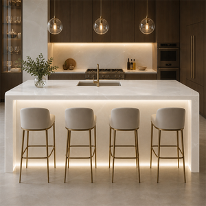 Piastrelle in Marmo Onice Bianco Puro <span class=keywords><strong>Trasparente</strong></span> per Piano Tavolo da Caffè Retroilluminato in Onice Bianco - Product Image 3