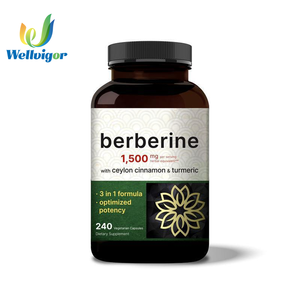 Extracto Herbal Natural OEM, Berberina, Canela de Ceilán, Suplemento de Berberina 1500mg, Cápsulas Veganas, Berberina de Alta Calidad para el Sistema Inmunológico - Product Image 1