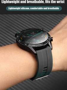 Correa de Reloj Lionorm, Correa de Reloj Inteligente de Silicona Impermeable con Hebilla Magnética de 20 mm y 22 mm de Ajuste Rápido - Product Image 6