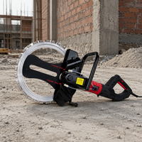 Machine à découper le béton de 410 mm, scie à anneau pour la découpe de murs, installation d'eau et d'électricité, rainureuse pour canalisations