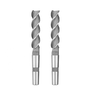 <strong>HSS</strong> Milling Cutter Tools 3 Flute 4 Flute All Ground Straight <strong>Taper</strong> Shank <strong>End</strong> <strong>Mill</strong> - Product Image 3