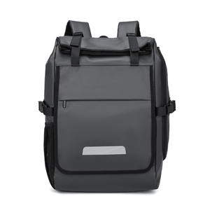 Custom Multifunctional Storage Roll-up Backpack Casual Travel Roll-up Cover Travel <b>Bag</b> Leather Film Backpack - Product Image 6