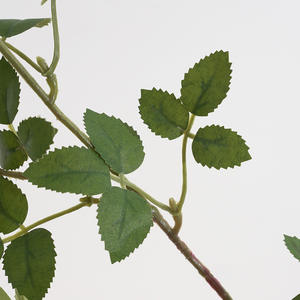 ورود اصطناعية صغيرة بساق واحدة ، زهور حرير طويلة الساق لديكور المنزل الاسكندنافي - Product Image 6