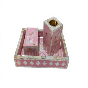 Eternal Pearl Sandalwood Star Anise Incense Burner Gift Set Mother Pearl Inlay Luxurious Bakhoor Charcoal Eco-Friendly Religious - Product Image 1