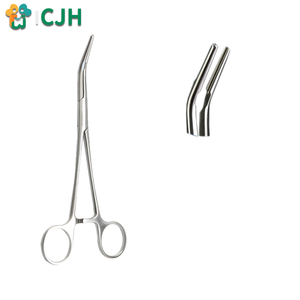 CJH Forceps à fil guide trachéal droit et courbé en acier inoxydable médical, stérilisation haute température, instruments vétérinaires - Product Image 4