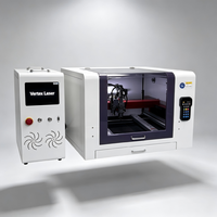 Máquina de Corte de Fibra de Alta Precisión de 1500W 4040 con Motor Servo Leadshine, Control CNC de 3 Ejes, Optimización de Corte por IA, Portátil de Escritorio