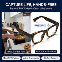 Lunettes Intelligentes OEM Personnalisées avec Caméra IA, Stabilisation EIS, Double Haut-Parleur, Audio Open-Ear, Traduction en Temps Réel en Gros