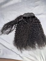 Extensiones de Cabello Humano 100% Virgen Brasileño Remy, SDD Super Double Drawn, Rizado Pixie, 100 Gramos, Vendedor de Extensiones de Cabello Rizado