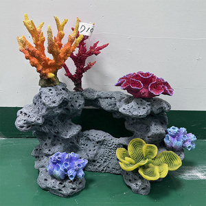Roca de Coral Artificial Hecha a Mano para Acuarios, Decoración de Arrecife Simulado para Peceras de <span class=keywords><strong>Agua</strong></span> Dulce o Marinas - Product Image 2