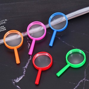 YL <b>Mini</b> Plastic Magnifying Glass 25mm Handheld Toy For Children Reading <b>Books</b> And Newspapers - Product Image 1