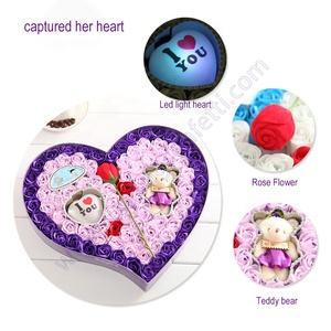 Regalos de San Valentín, Caja de Rosas, Jabones en Forma de Rosa, Rosas Eternas, Globos de Pétalos de Galaxia, Osito de Peluche para San Valentín, Te Amo, Regalo de San Valentín - Product Image 6