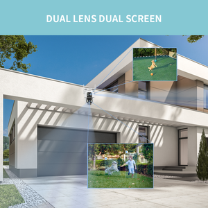 Caméra de Sécurité Extérieure Solaire 4G HiEasy Couleurs, Double Objectif 3MP+3MP, Vision Nocturne, Surveillance PTZ, Capteur Jour/Nuit, Audio Bidirectionnel - Product Image 2