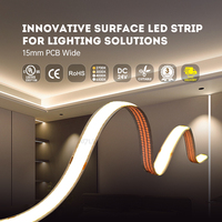 Ultra largo 24V 960Led/m 25 W/M IP20 Indoor 3000k 4000k 6500k 15mm 960 Chip Cob Led striscia per interni sorgente luminosa a Led
