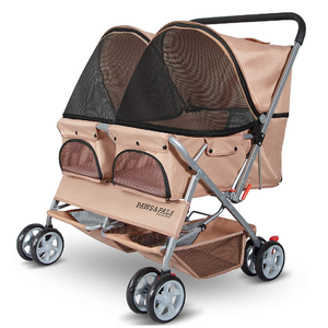 Carriola Pet Gear Travel Lite Plus, Compacta, Fácil de Plegar, No Requiere Ensamblaje, <span class=keywords><strong>Ruedas</strong></span> Grandes <span class=keywords><strong>para</strong></span> <span class=keywords><strong>Perros</strong></span> y Gatos de hasta 15 Libras - Product Image 4