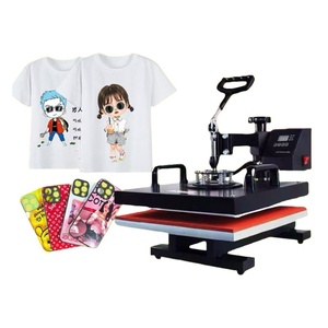 High Quality Manual 5 in 1 Heat Press Machine for T - Shirt <b>Bags</b> Mug Plate Base <b>Hat</b> Jigsaw Puzzle Semi-automatic Heat Tran - Product Image 4