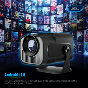 Giá mới hy320 mini xách tay thông minh máy chiếu 1080P HDR rạp chiếu phim kỹ thuật số Android 11 3D Đèn 200 Lumens cho rạp hát tại nhà - Product Image 5