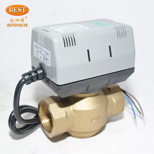 שסתום השקיית מים 5v 3.6v 12v 24v 110v 220 dn15 dn20 C7003 דרך פליז ss304 מיני כדור מים ממונע חשמלי - Product Image 4