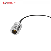 Câble RF coaxial RG174 N femelle vers RP-SMA mâle à angle droit, 50 Ohms, pour antenne, routeur, personnalisable en usine