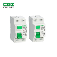 Disyuntor de corriente Residual tipo B, 4 polos, 63A, 30mA, ELCB/RCD/RCCB/RCBO