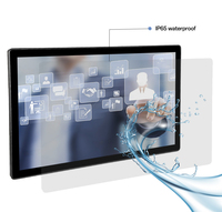 PC Panel All-in-One 21,5 Inci Android RK3566/RK3568/RK3576/RK3588 Layar Sentuh LCD Tahan Air IP66 Bezel Tipis Embedded/Vesa