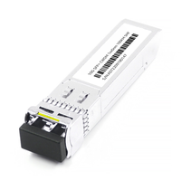 Modul Transceiver Serat Optik Simplex SFP+ 10G SR LR ER ZR 1310nm/1550nm untuk Jaringan LAN Berkabel