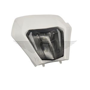 Pit bike Motocross hors route avant de moto LED phare lampe frontale pour <span class=keywords><strong>KTM</strong></span> <span class=keywords><strong>EXC</strong></span> <span class=keywords><strong>EXC</strong></span>-F 2014-2021 Husqvarna TE <span class=keywords><strong>200</strong></span> 300 - Product Image 2