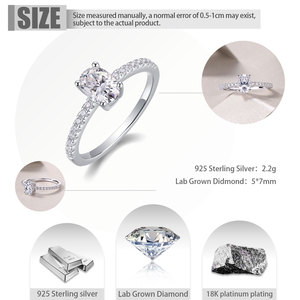 <span class=keywords><strong>Anillo</strong></span> <span class=keywords><strong>de</strong></span> Diamante Cultivado en Laboratorio con Certificado IGI <span class=keywords><strong>de</strong></span> <span class=keywords><strong>0.9</strong></span> ct, Plata 925, Chapado en Oro <span class=keywords><strong>de</strong></span> 18K, <span class=keywords><strong>Anillo</strong></span> <span class=keywords><strong>de</strong></span> Compromiso Solitario Redondo para Mujer, <span class=keywords><strong>Anillo</strong></span> <span class=keywords><strong>de</strong></span> Boda - Product Image 5