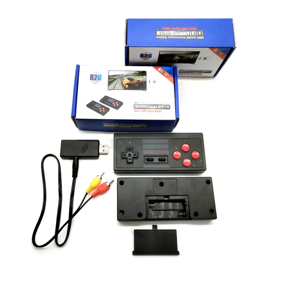 Video Game Console 620 U-Stok Extreme Mini Game Box Ingebouwde 620 Games Met Draadloze Controllers U Doos
