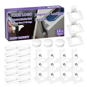 Cierres Magnéticos de Seguridad para Niños, Protección Infantil, ABS Blanco, Certificación EN71-3, <span class=keywords><strong>FABE</strong></span> D521 - Product Image 1