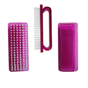 Juego de cepillos para uñas con cerdas suaves y almohadilla de limpieza para el cuidado de las uñas y eliminación de polvo - Product Image 1