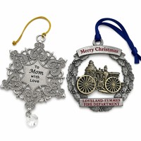 Weiche Emaille-Metall-Weihnachtsanhänger mit individuellem Logo, hängende Baumschmuck, personalisiertes Weihnachtsandenken, Souvenir-Geschenk, Großhandel