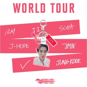 Offre Spéciale 2026 – Porte-clés en acrylique BTS World Tour <span class=keywords><strong>V</strong></span> JIN SUGA J-<span class=keywords><strong>Hope</strong></span> – Pendentif pour sac, groupe d'idoles KPOP, cadeau d'anniversaire - Product Image 4