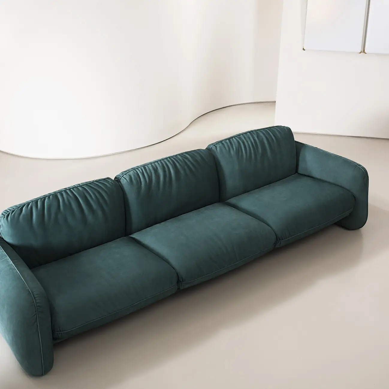 Диваны для гостиной диваны современный итальянский дизайн диван набор Нефритового цвета минималистский стиль наборы для диванов