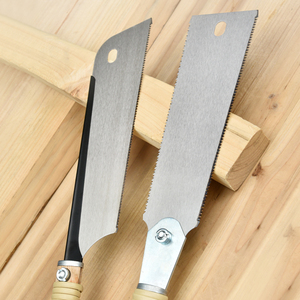 Serra de Mão Japonesa Industrial ODM para Marcenaria, Lâmina Dupla Face, Aço de Alto Carbono SK5, Lâmina Flexível para Corte Rente - Product Image 2