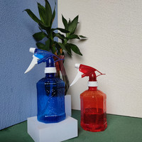 Bouteille pulvérisateur 450 ml en PET, couleurs personnalisées, pulvérisateur à gâchette à brume fine, entièrement en plastique