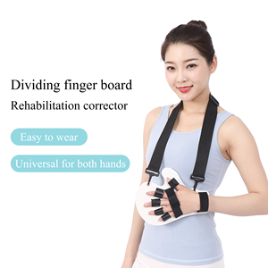 Séparateur de doigt à main, orthèse fendue, dispositif d'entraînement de doigt réglable, Extension de spasme flexible, attelle de planche - Product Image 4