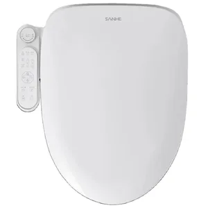 Instantâneo quente auto limpo smart toilet seat feminino lavagem elétrica americana smart toilet seat cover