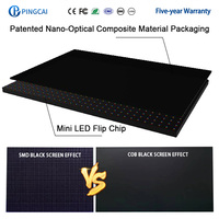 Pantalla LED Curva para Interiores Pingcai Cob P1.875 Ultra Delgada de 16:9 y 8K, Pantalla LED para Video Wall, Cine en Casa