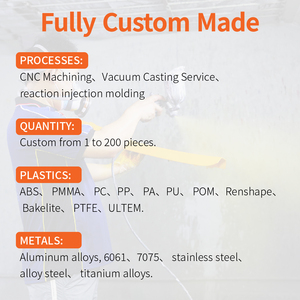 Pièces de <span class=keywords><strong>prototype</strong></span> rapide CNC, 1 pièce sur mesure, ABS, PC, PMMA, aluminium, acier inoxydable, 30 ans d'expérience en fabrication de prototypes, aluminium 6061 7075 - Product Image 2