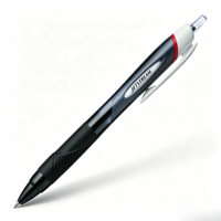 Stylo bille rétractable UNI Jetstream SXN-150-10, pointe moyenne 1,0 mm, encre à base d'huile, séchage rapide, écriture fluide, rechargeable, en plastique