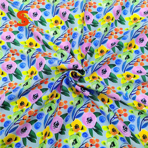 ผ้าป๊อปลินทอจากฝ้ายออร์แกนิก Liberty ลายพิมพ์ดอกไม้เรียบง่าย สำหรับชุดเดรสและชุดลำลองสำหรับเด็กผู้หญิง - Product Image 4