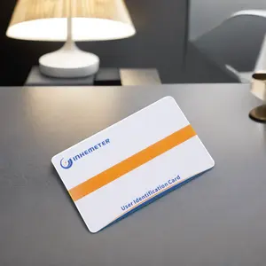 Personalizado 13,56 MHz NFC RFID tarjeta de pvc Hotel Key Card & Business Cards con Logo Mini Tag Control de acceso