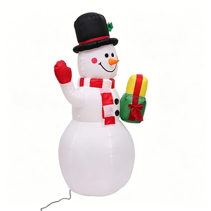 Muñecos Inflables de Navidad con Luz LED Personalizados para Exteriores, Decoración Navideña 2027 - Product Image 3