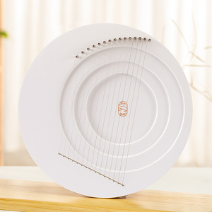 Hluru trăng tròn đàn hạc đàn hạc Gỗ đàn Lyre nhạc cụ 8 dây - Product Image 5