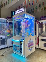 Machine à prix à roue à bulles à fort potentiel de revenus, avec cabinet entièrement transparent sur le thème de l'océan, pour arcade commerciale, à monnayeur et éclairage néon RGB