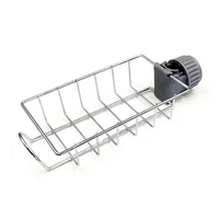 Robinet étagère de rangement évier en acier inoxydable évier égouttoir ménage cuisine salle de bain salle de bain rangement chiffon rack