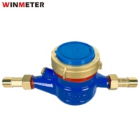 Compteur d'eau personnalisé Source Factory DN15 Multi-jets à cadran sec R100 en fonte IP68 avec réglage externe haute précision certifié CE
